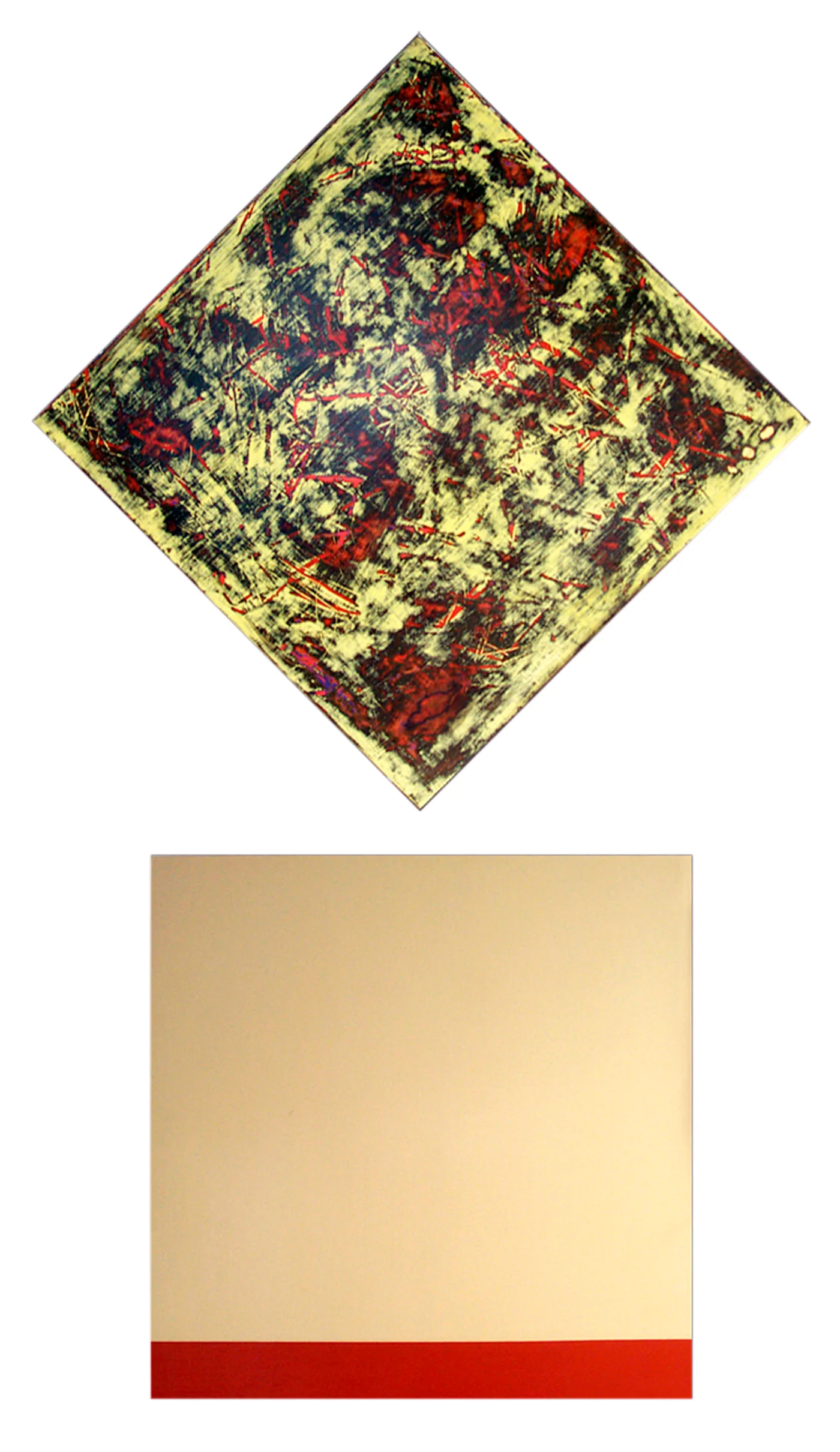 “Los elementos” / 145x85 cm – acrílico/cartón piedra – 2004